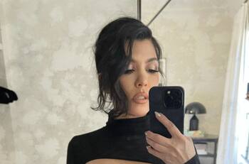 La foto con la que Kourtney Kardashian pone fin a los rumores sobre su embarazo