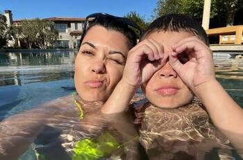 Kourtney Kardashian tiene una extraña manera de recordar a su hijo Reign