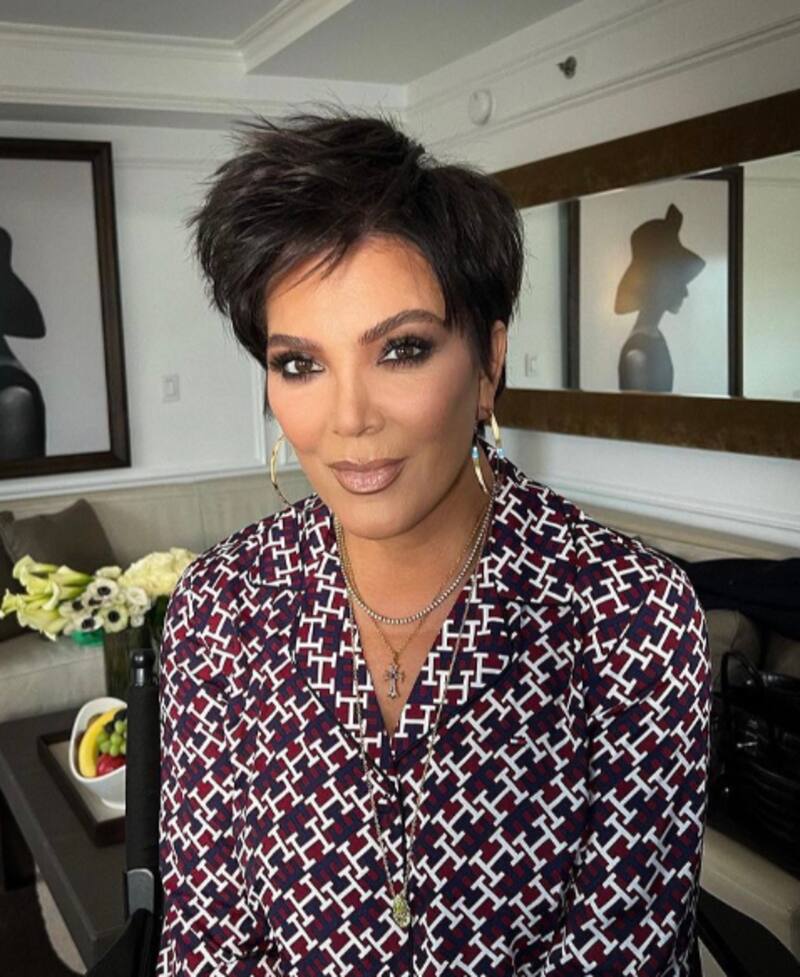 Kris Jenner llegó a la Semana de la Moda - Créditos: TWITTER