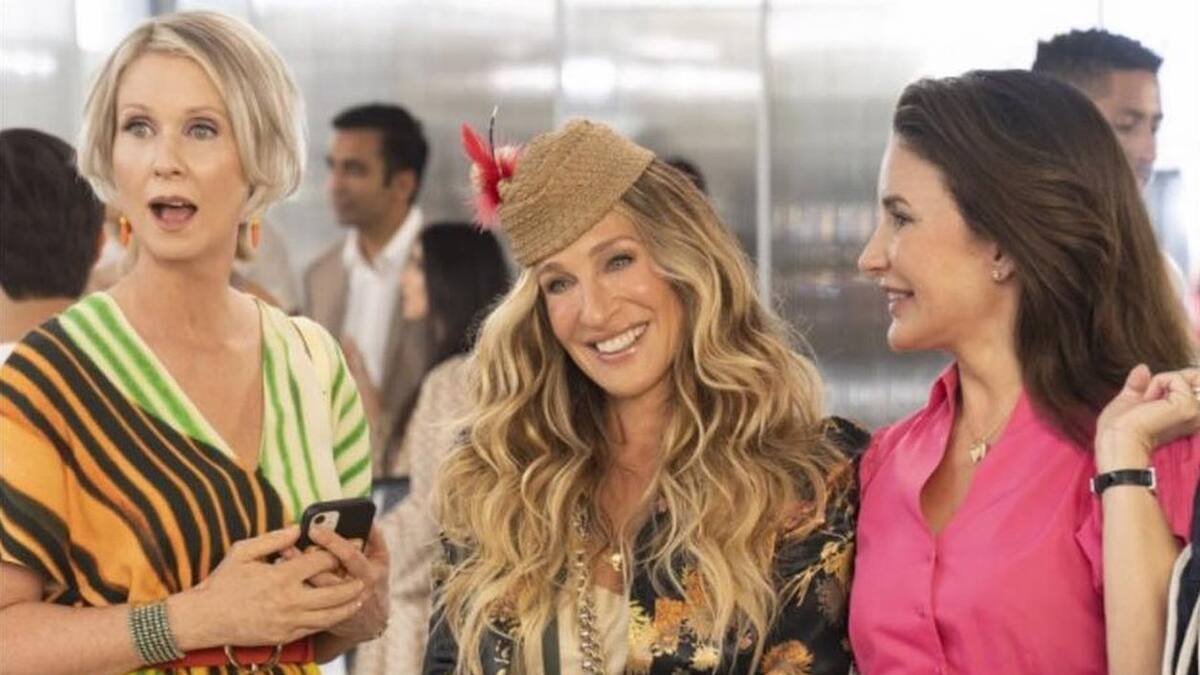 Las CASI Carrie Bradshaw de « Sex and the City »: Cynthia Nixon y Kristin Davis