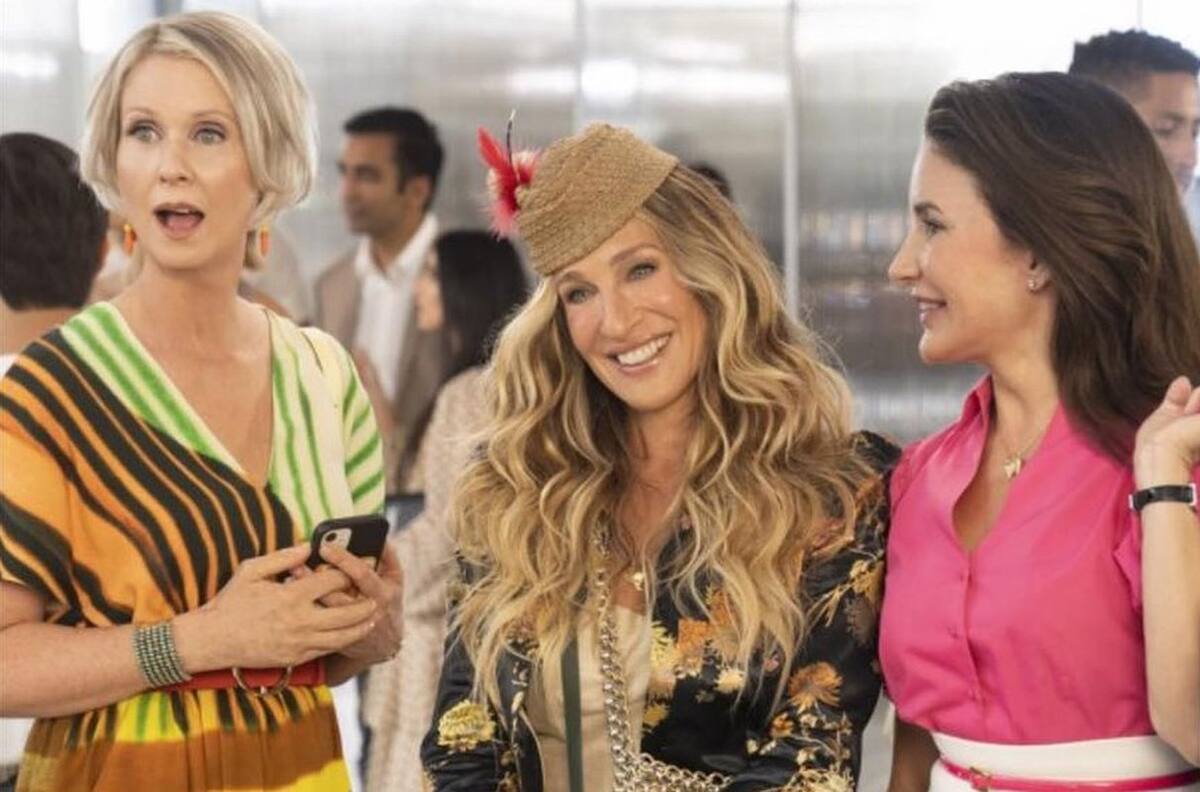 Las CASI Carrie Bradshaw de « Sex and the City »: Cynthia Nixon y Kristin Davis