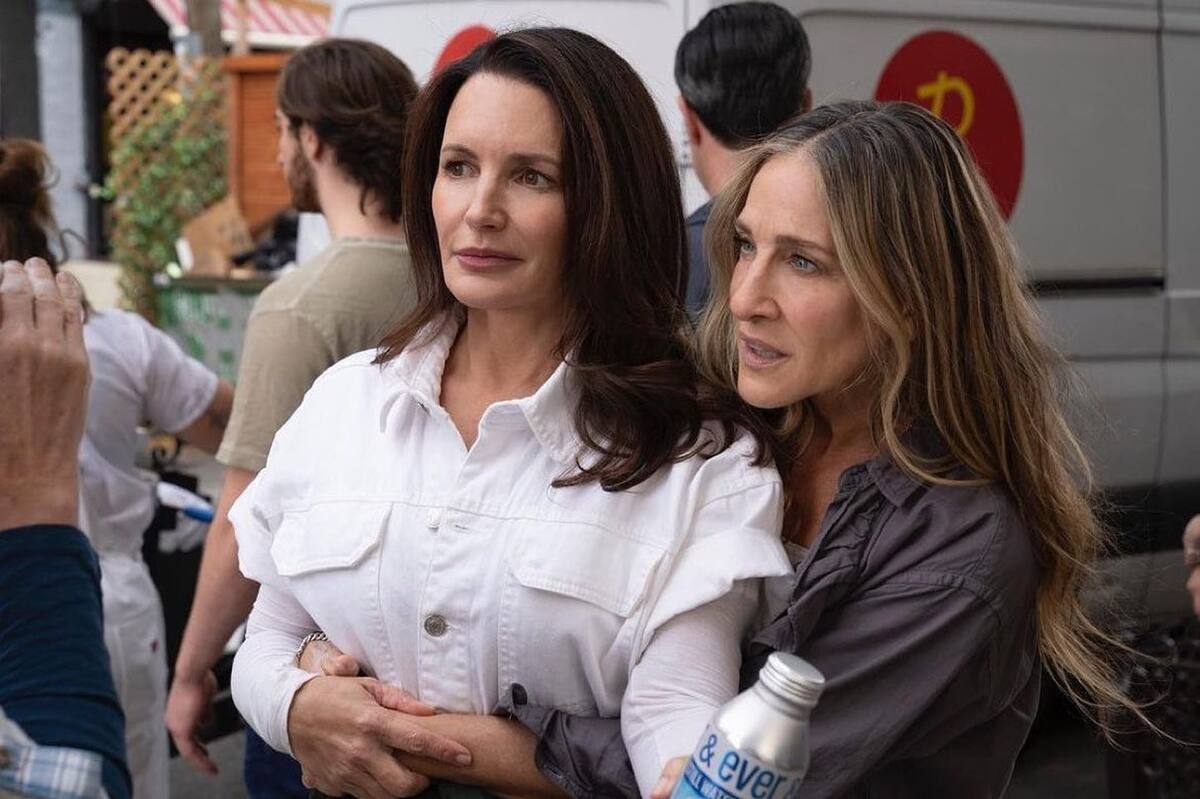 Kristin Davis habló sobre su relación con la polémica con Kim Cattrall