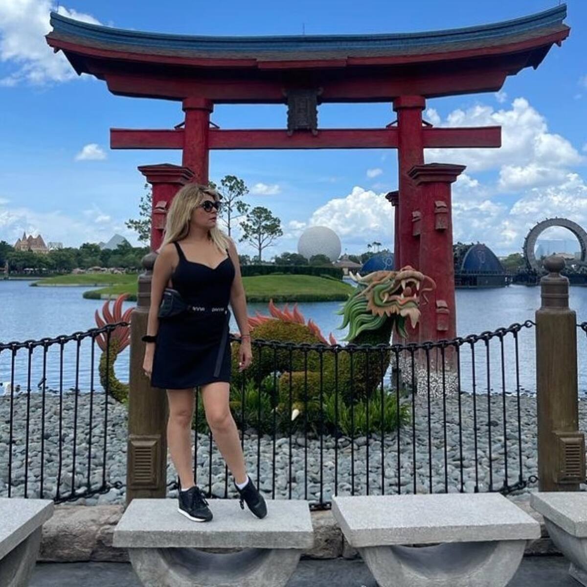 La actriz, de 47años, luce una figura envidiable - Créditos: Instagram