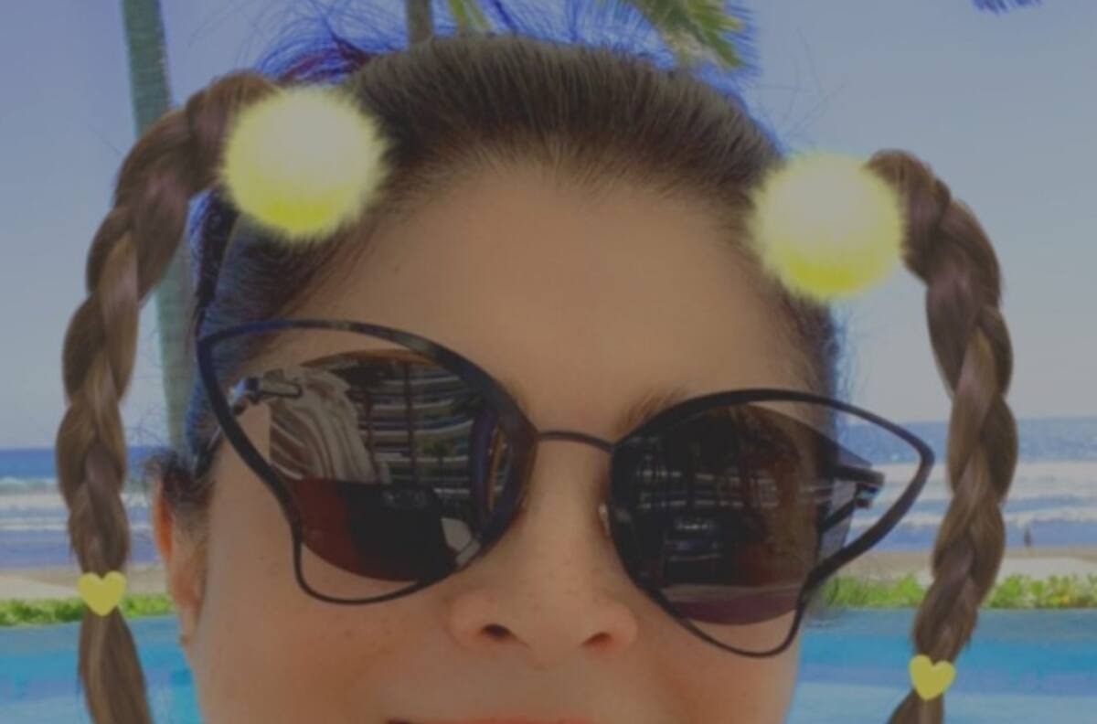 La tierna fotografía de Victoria Ruffo de cuando era una niña