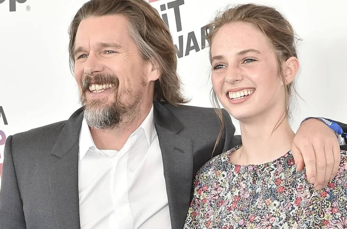 La hija de Uma Thurman pasa sus vacaciones saltando desde un acantilado con su famoso padre