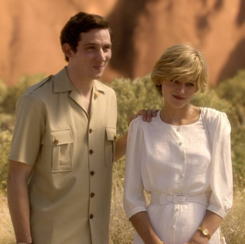 La caracterización de Carlos y Diana en la cuarta temporada de 'The Crown'. - Créditos: Instagram