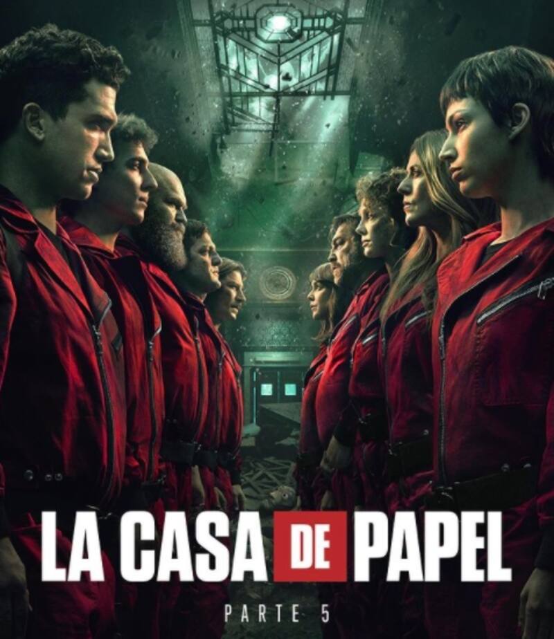 'La Casa de Papel' La quinta temporada está entre los estrenos que Netflix tiene en septiembre. - Créditos: Instagram @lacasadepapel