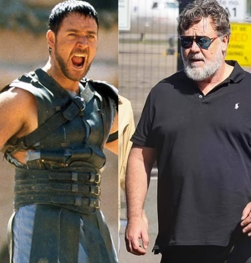 La encarnizada lucha del actor Russell Crowe por vivir con 130 kilos de peso - Créditos: Instagram