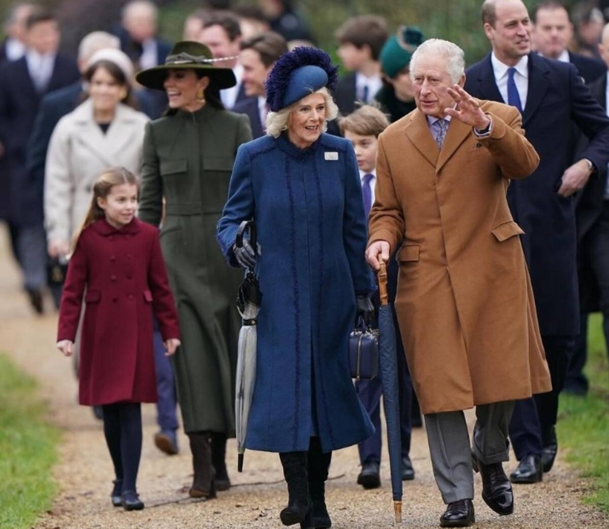 La familia real en Sandringham. - Créditos: Instagram