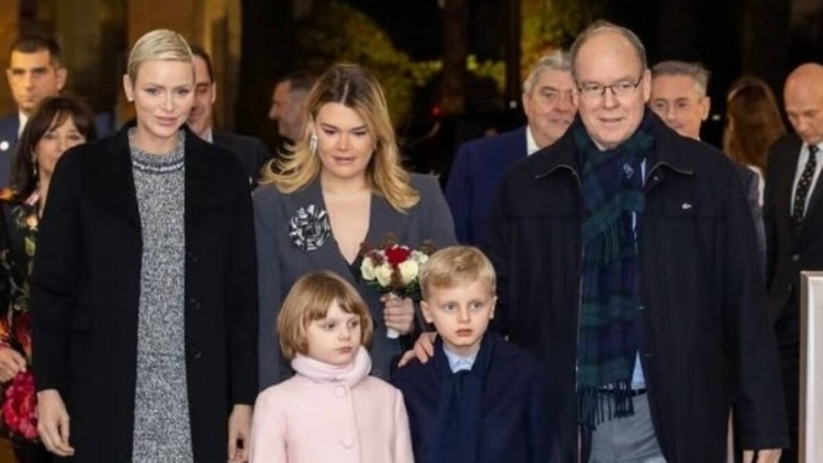Charlene y su hija Gabriella no pasaron inadvertidas en un evento en Montecarlo