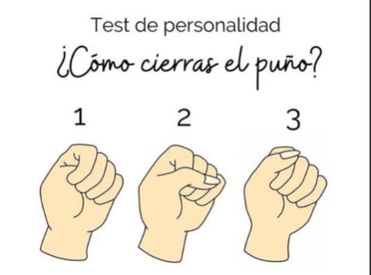 La forma en que cierras tu puño habla de tu personalidad - Créditos: Libero