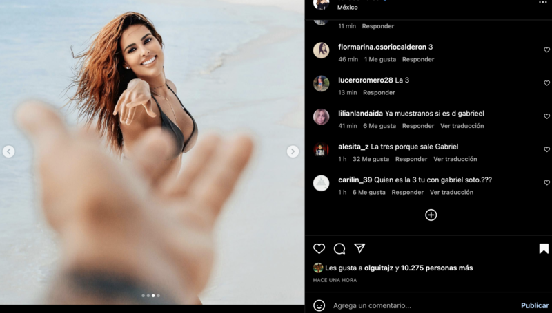 La foto con la que Sara Corrales confirmaría su relación con Gabriel Soto - Créditos: Instagram