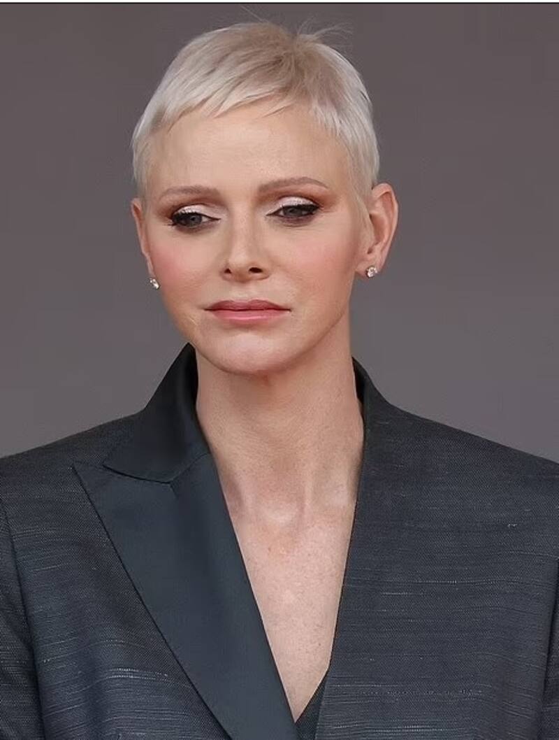 La Princesa Charlene reapareció en público este sábado en Montecarlo. - Créditos: Daily Mail