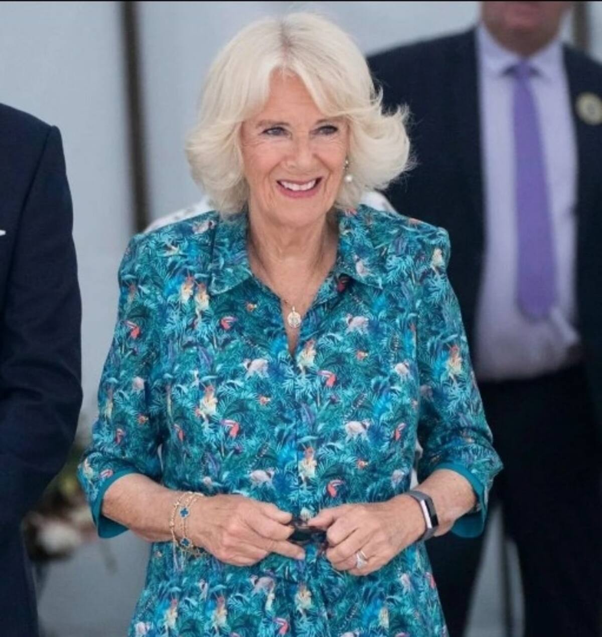 La reina consorte le teme a los aviones. - Créditos: Instagram