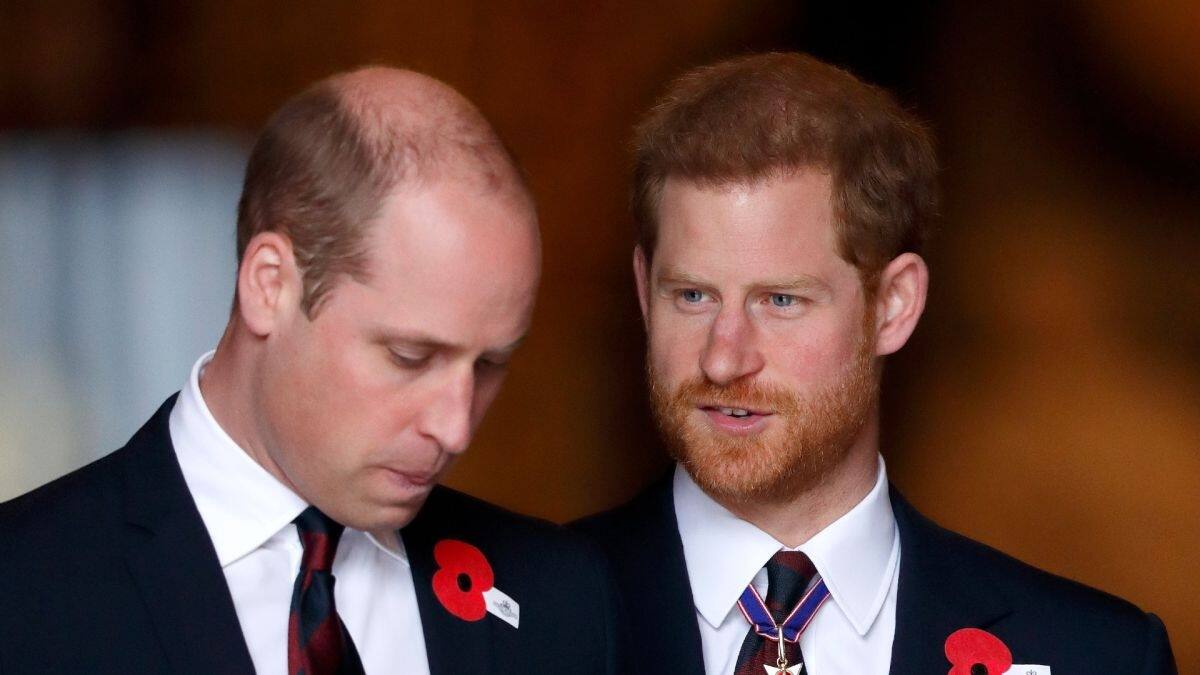 La relación entre William y Harry está rota. - Créditos: Agencias