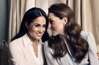 Surgen fotos de Kate Middleton y Meghan Markle juntas; esta es la verdad del supuesto encuentro