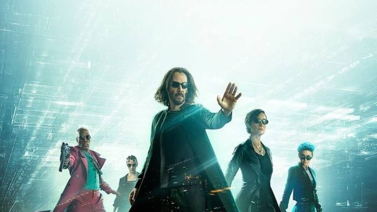 Estrenan póster de 'Matrix Resurrections' con la mexicana Eréndira Ibarra junto a Keanu Reeves