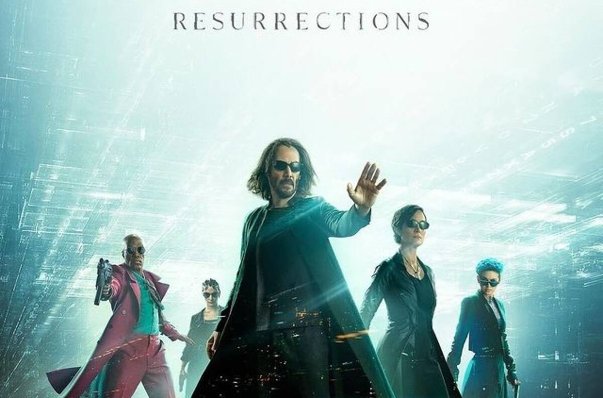 Estrenan póster de 'Matrix Resurrections' con la mexicana Eréndira Ibarra junto a Keanu Reeves