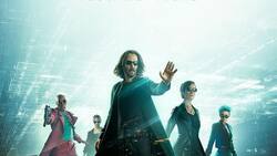 Estrenan póster de 'Matrix Resurrections' con la mexicana Eréndira Ibarra junto a Keanu Reeves