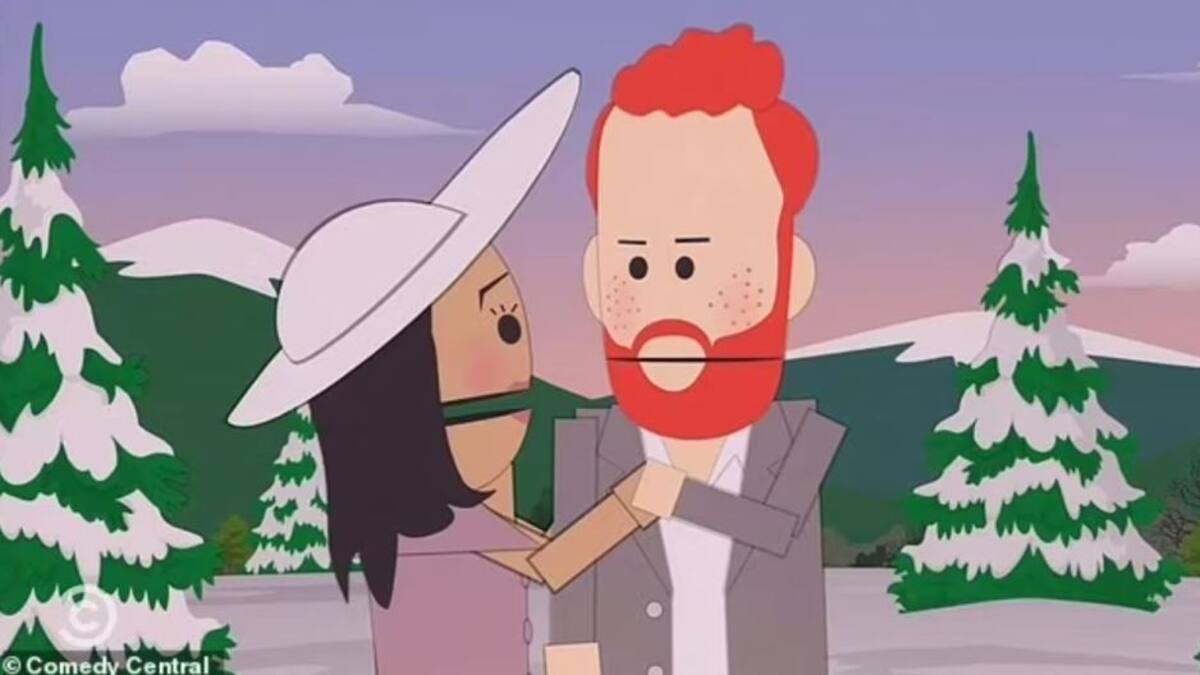 Serie de dibujos animados se burla despiadadamente del Príncipe Harry y Meghan Markle