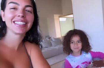 Las dulces palabras de Alana Martina a su madre, Georgina Rodríguez