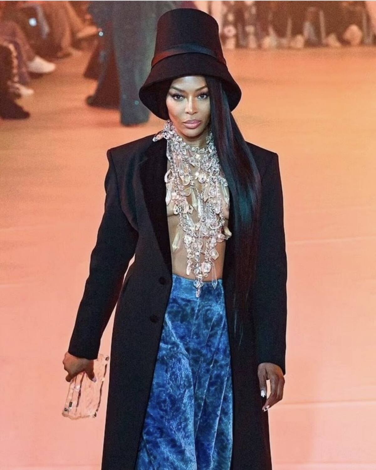 Las top models desfilaron la colección otoño-invierno de Virgil - Créditos: