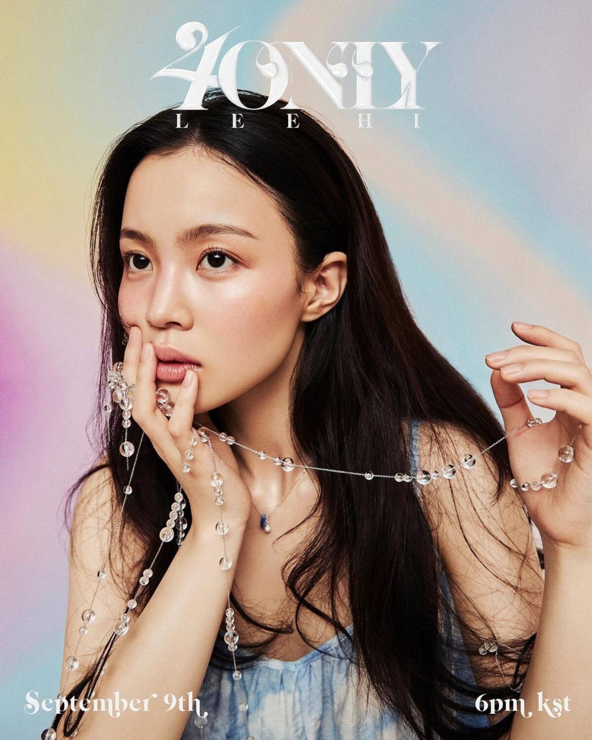 LeeHi La cantante en la portada de su nuevo álbum '4ONLY'. - Créditos: LeeHi en Instagram