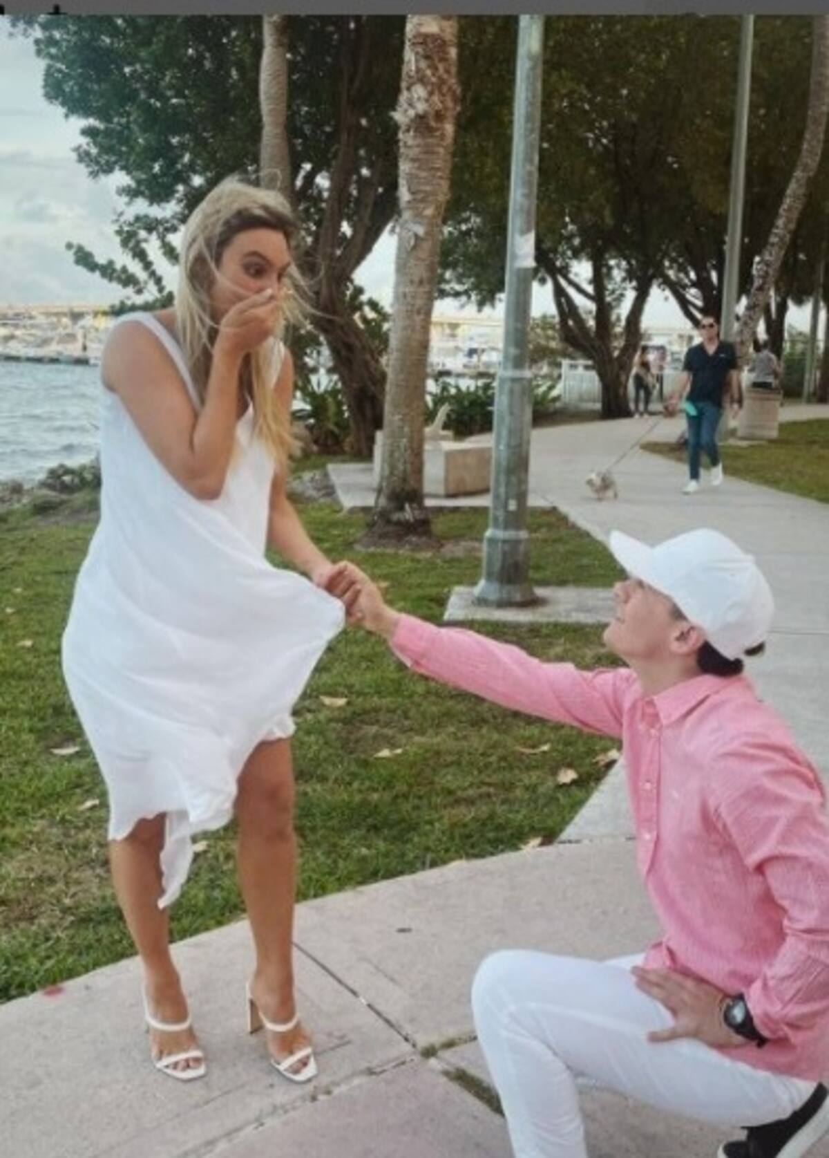 Lele Pons emocionada porque Guaynaa, su novio, se arrodilló - Créditos: Instagram Lele Pons