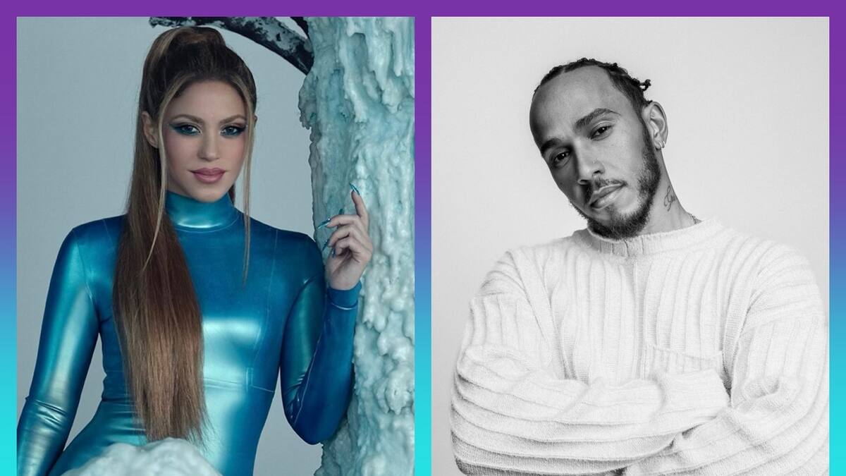 El nuevo gesto de Lewis Hamilton con Shakira que está enloqueciendo a los fans de la cantante
