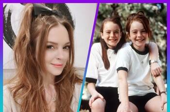22 años después, Lindsay Lohan regresa a sus inicios y recrea escena de 'Juego de Gemelas'