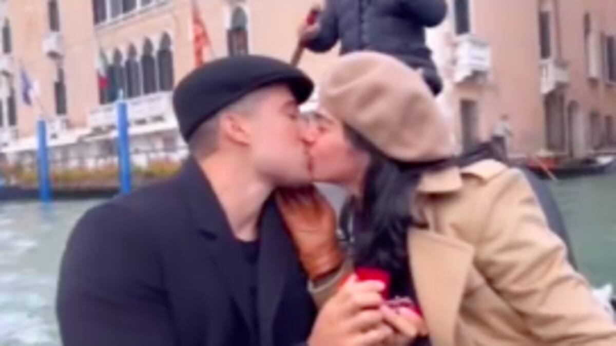 Livia Brito se compromete con el entrenador personal, Mariano Martínez, en Europa