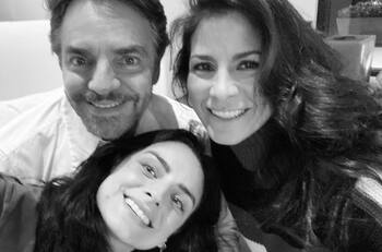 Aislinn Derbez vuelve con su recuperado padre Eugenio Derbez a pasar la Navidad