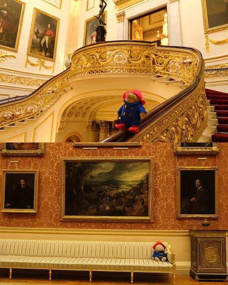 Los osos Paddigton fueron de los más usados para la mostar su respeto a la reina Isabel II - Créditos: Instagram