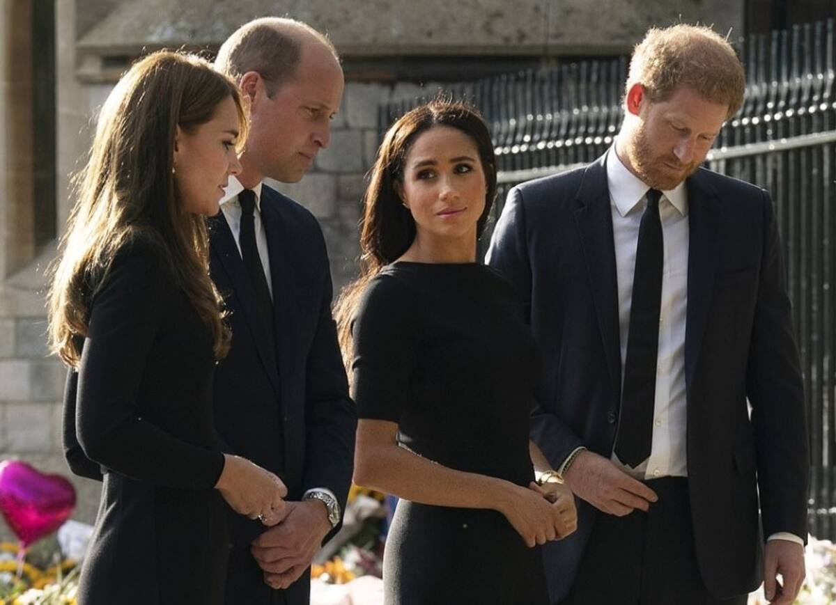 Los Sussex junto con los Príncipes de Gales. - Créditos: Daily Mail