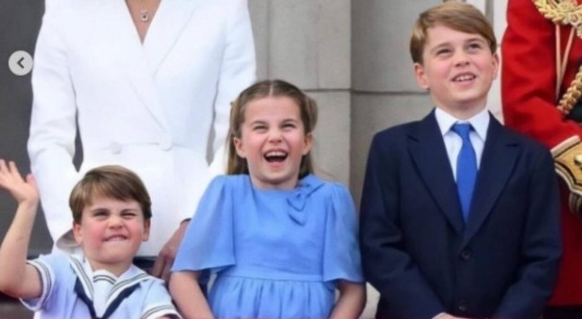 Louis, Charlotte y George, hace divertida actividad al lado de Kate Middleton - Créditos: Instagram
