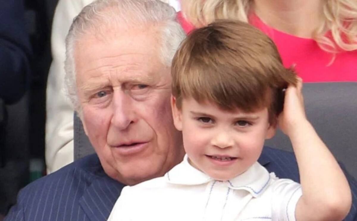 Louis se encarga de sacar al Rey Carlos de los protocolos. - Créditos: Instagram