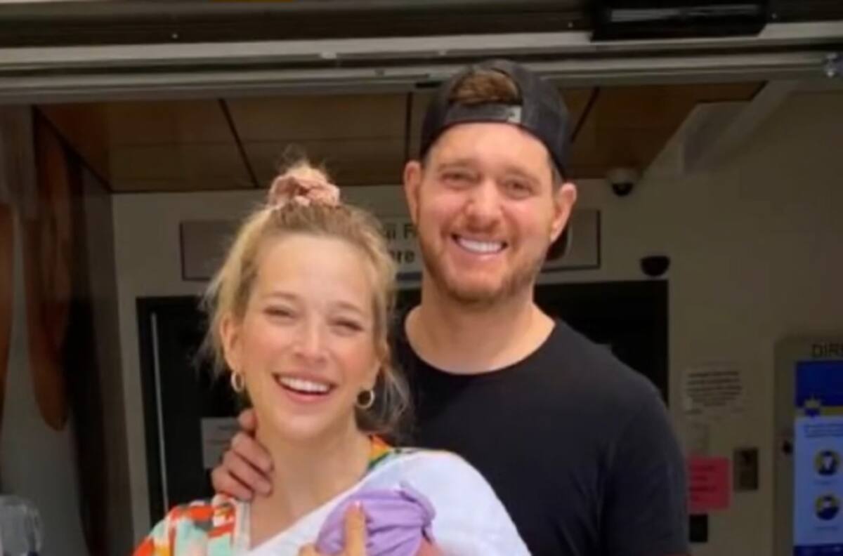 Luisana Lopilato y Michael Bublé entregan íntimos detalles del nacimiento de su cuarto hijo