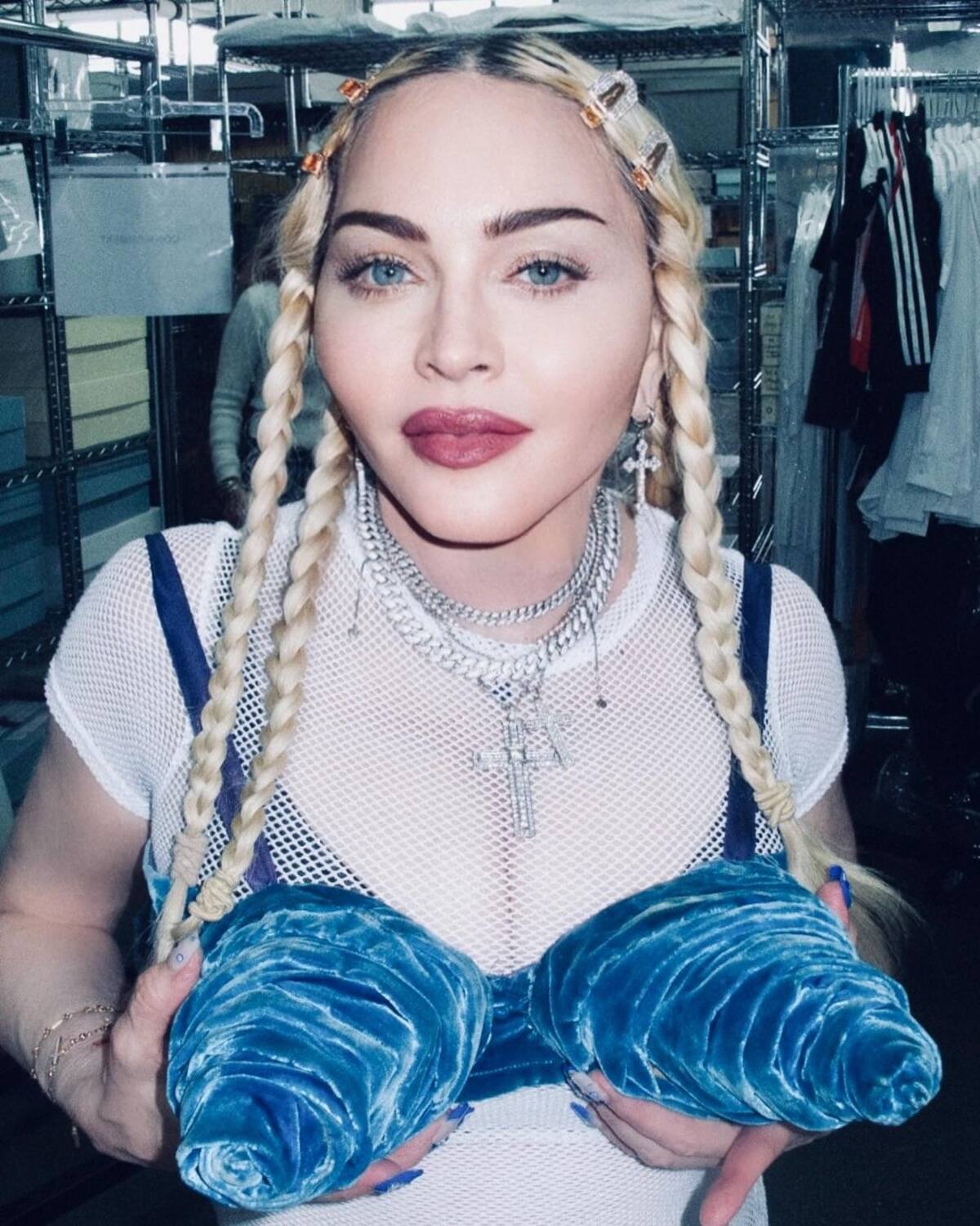 Madonna dejó ver su rostro sin nada de filtros durante una cena con amigos - Créditos: Instagram