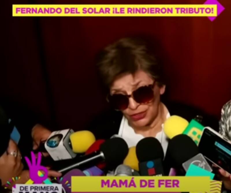 La mamá de Fernando del Solar aseguró que Ingrid Coronado solo quiere limpiar su imagen,