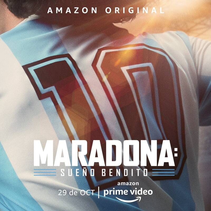 'Maradona: Sueño Bendito' La serie biográfica estará disponible en Amazon Prime Video - Créditos: Twitter @MaradonaOnPrime