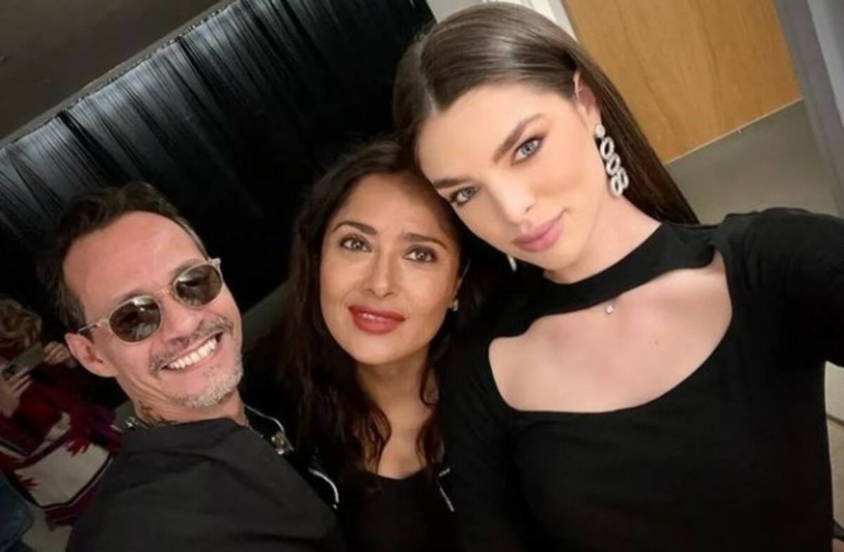 Marc Anthony agradece presencia de Salma Hayek en su show de Londres - Créditos: Instagram