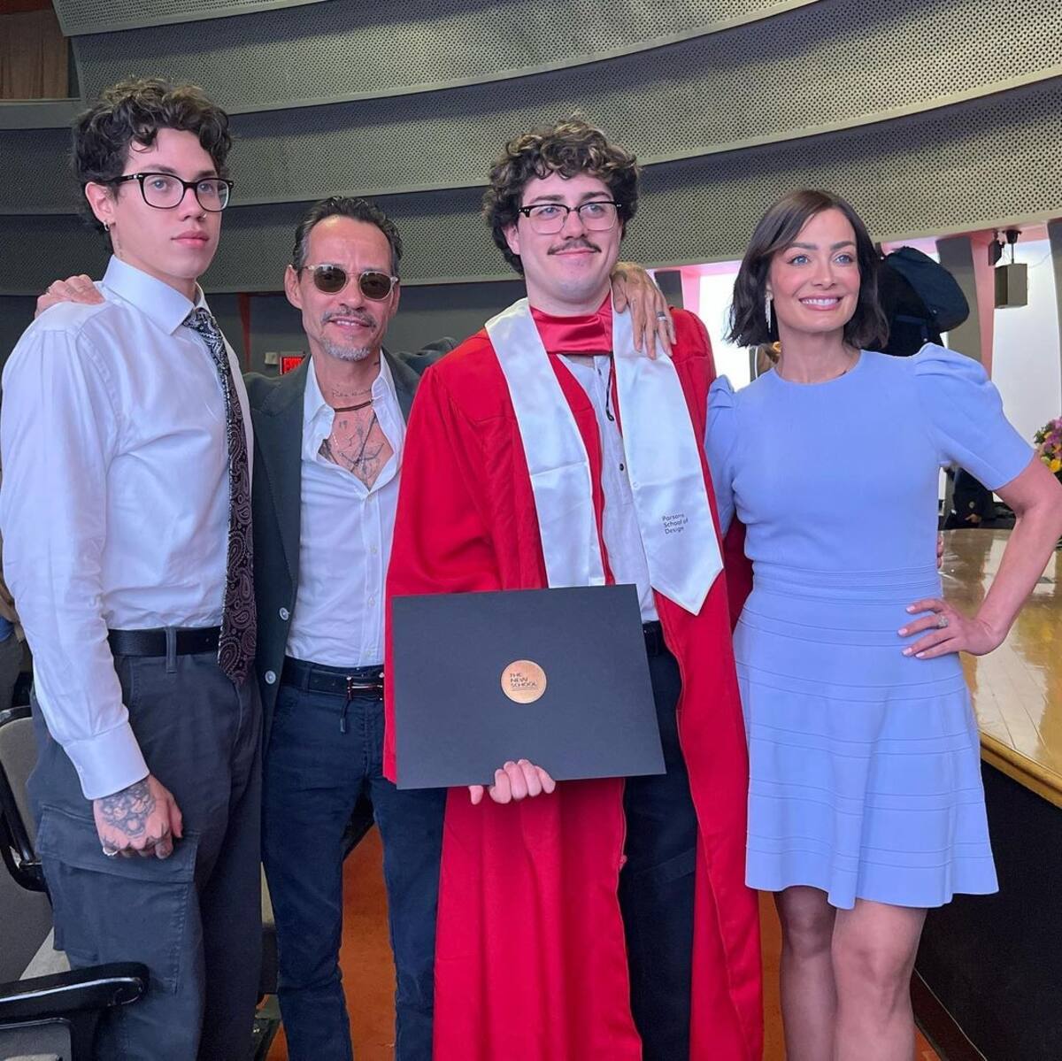 Marc Anthony demostró que tiene una excelente química con sus hijos - Créditos: Instagram