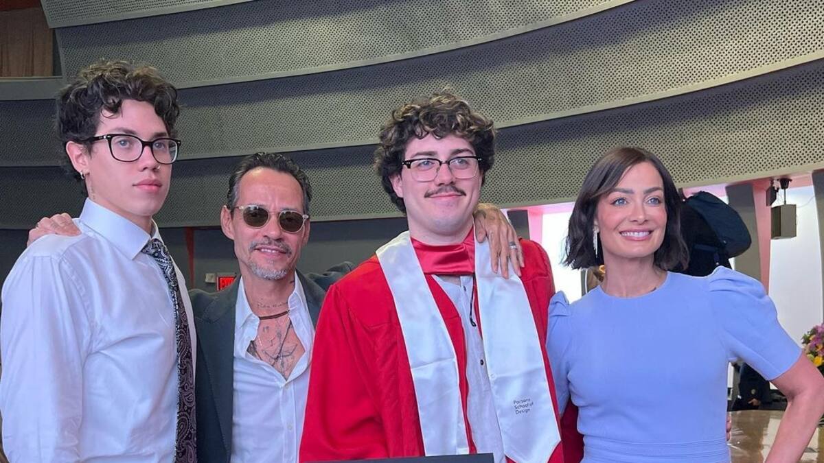 Marc Anthony presume la buena relación con sus hijos adolescentes y pasan divertido momento
