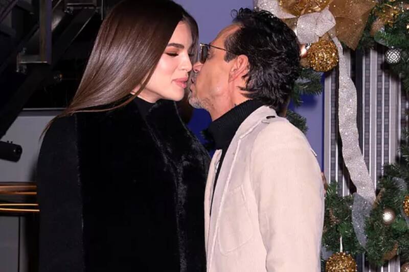 Marc Anthony tuvo una reacción muy emotiva al ver a Nadia Ferreira vestida de novia - Créditos: Instagram
