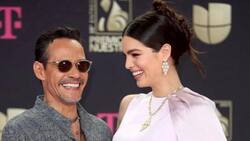 Nadia Ferreira y su bebé en gestación se embarcan cautelosamente en el tour de Marc Anthony