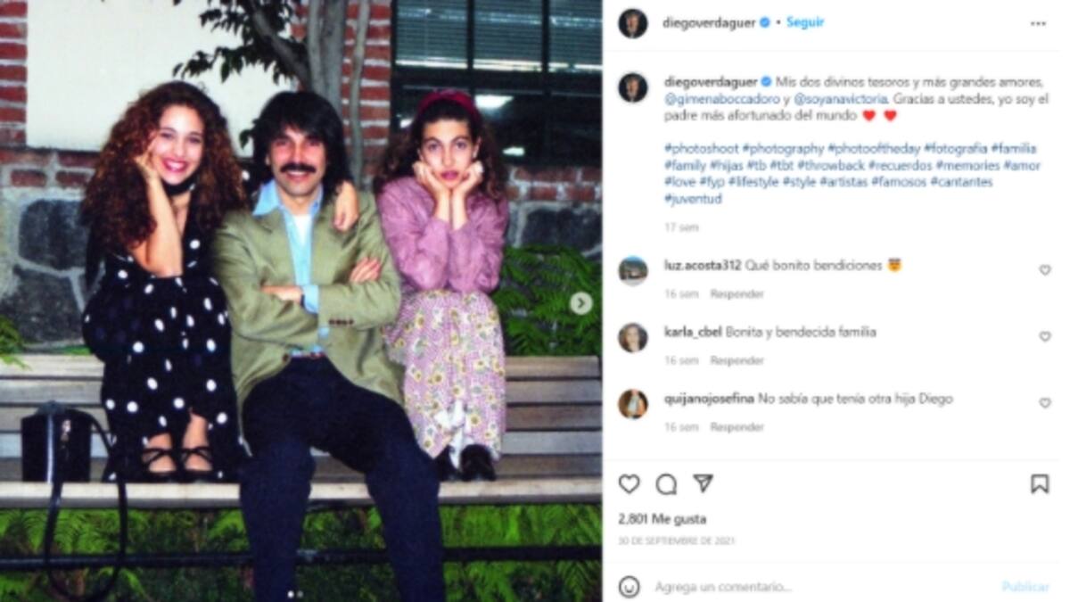 Ella es María Gimena, la primogénita de Diego Verdaguer, fruto de su primer matrimonio