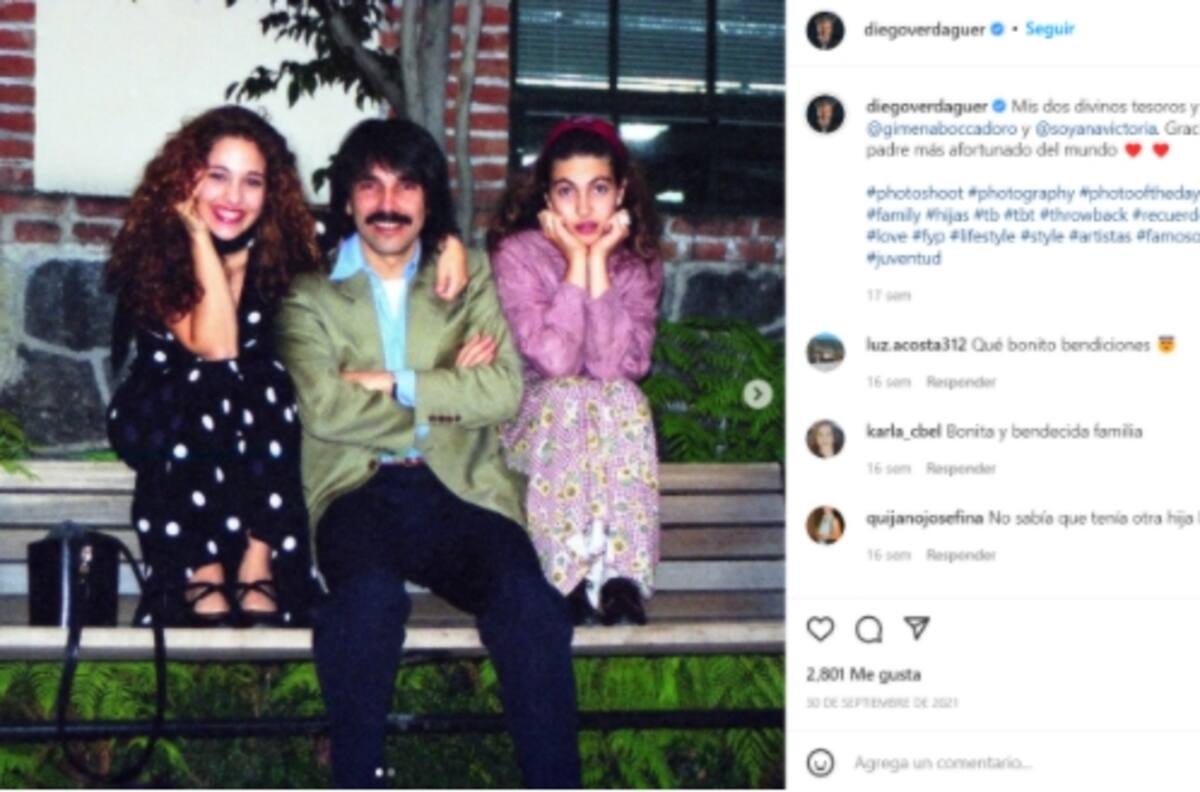 Ella es María Gimena, la primogénita de Diego Verdaguer, fruto de su primer matrimonio