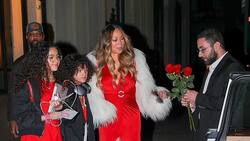 Mariah Carey combinó el atuendo con sus mellizos, pero terminó opacada