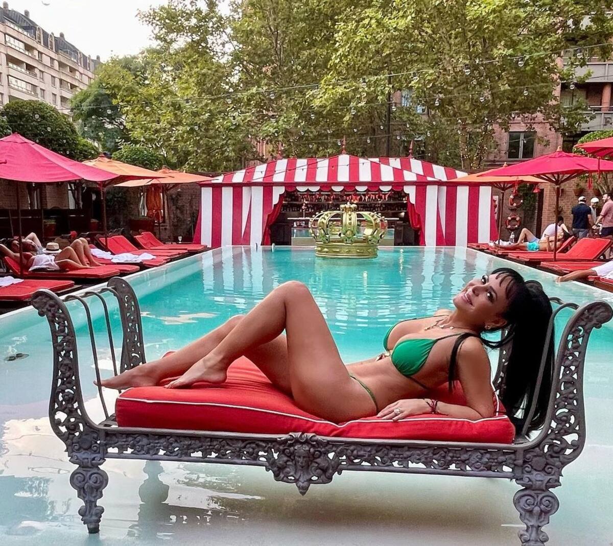 Maribel Guardia presume su tonificado abdomen en su paso por Argentina - Créditos: Instagram