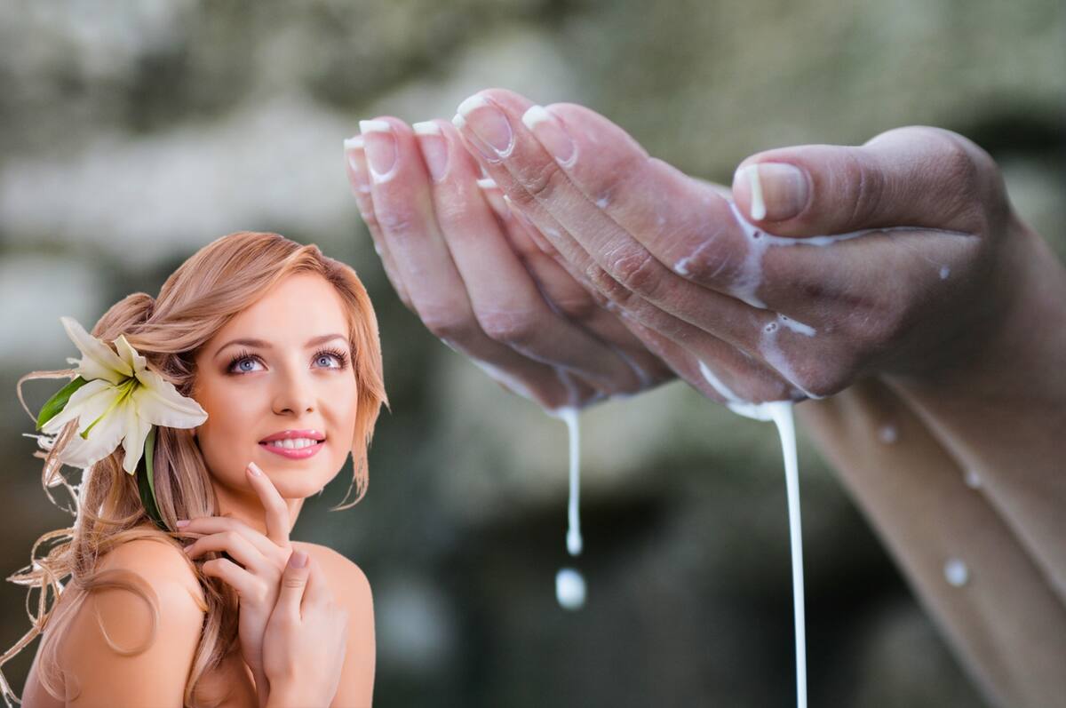 La leche, mezclada con miel y avena, tiene los nutrientes para hacer la mascarilla perfecta.